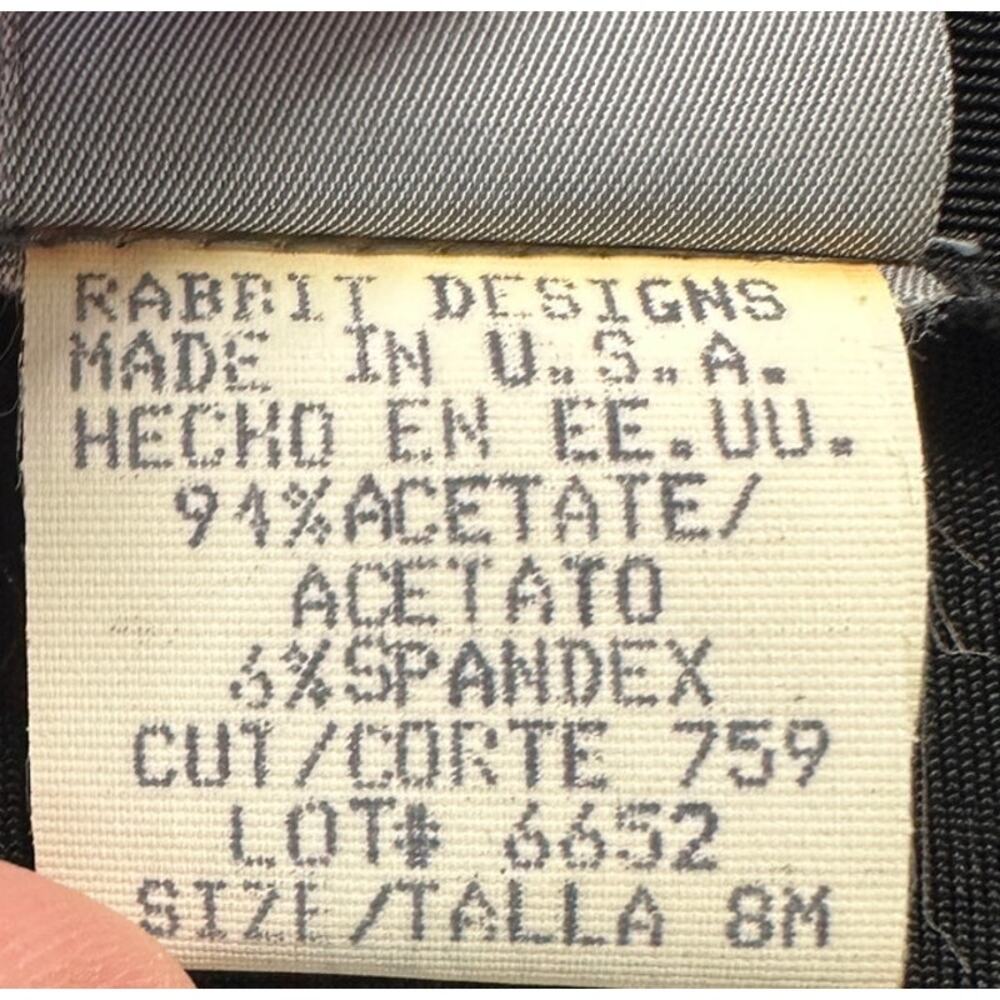 Rabbit Rabbit Rabbit Designs Size 8 V Neck Button Front Long Cardigan Acetate - Picture 3 of 11